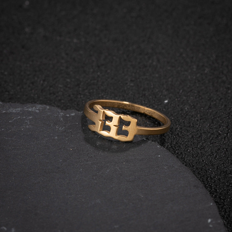 Venta al por mayor Anillos ajustables digitales de acero inoxidable